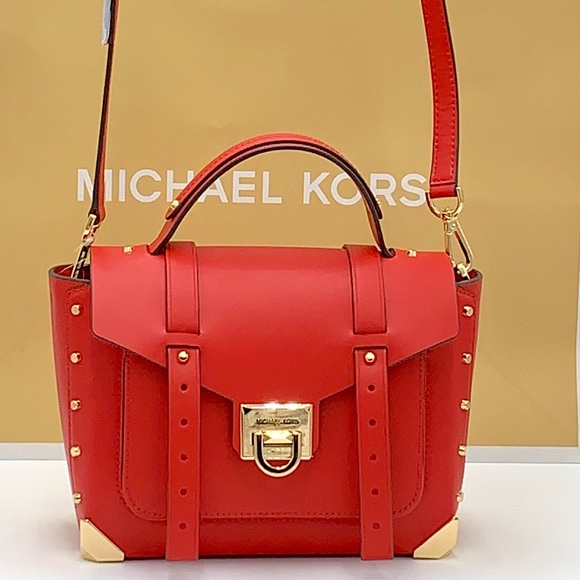 ⚠️HOLIDAY SALE ⚠️NWT MICHAEL KORS MANHATTAN MEDIUM TOP HANDLE SCHOOL SAT… - Picture 2 of 16